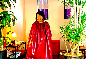 よもぎ蒸しスタート